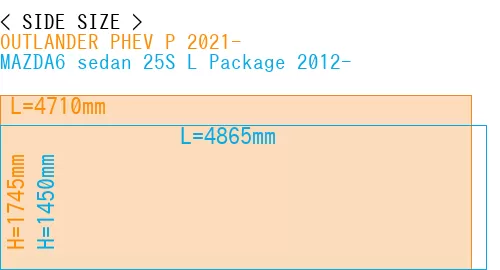#OUTLANDER PHEV P 2021- + MAZDA6 sedan 25S 
L Package 2012-